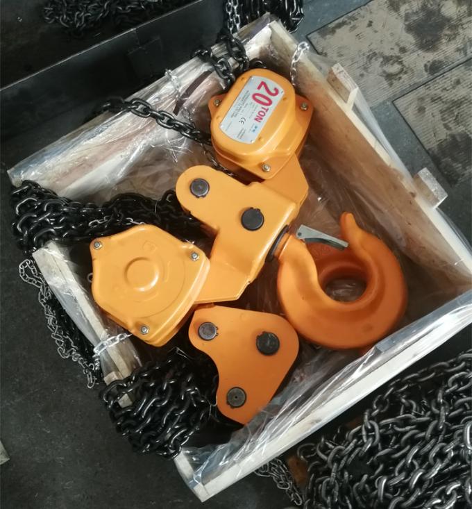 Fixed 30m Lifting Heavy Object Chain Pulley System