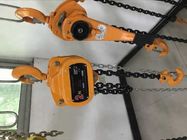CE GS Lifting Load Chain Block Hoist Orange Color Trolley Attached Non Rust VITAL Japan Type