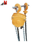 Mine Galvanized Steel 2t Movable Lifting Chain Block