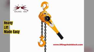 Lever Chain Hoist Lift Heavy Loads Easily