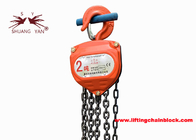 Heavy Duty Manual Lifting Chain Block Triangle Type Double Pawls 29.4Kn For Hoisting