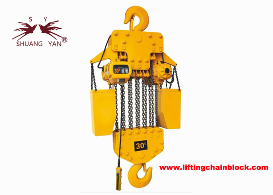 30 Ton Electric Chain Block Hoist 3-30M 50HZ/60HZ Frequency G80 Lift Chain