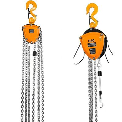 G80 Chain Hand Chain Hoist 15 Ton Proof Load Portable Manual Lifting Tool Designed for Easy Operation and Maximum Safety