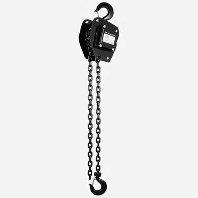 55 Years Manufacturing Lifting Chain Block Black Chain Maximum Lifting Height 1.5M Durable Manual Hoist For Construction