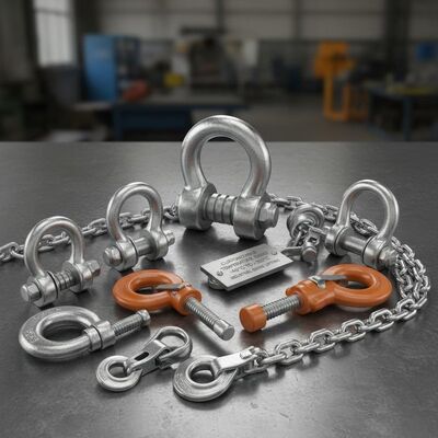Shackles Endfittings Lifting Chain Slings Customizable Temperature Range Minus 40 Celsius To Plus 200 Celsius Industrial Grade