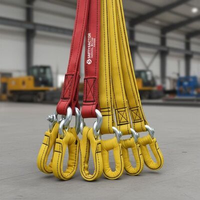 Safetyfactor 4 1 Crane Lifting Slings Can Be Customized Strong Slings Designed for Secure Load Transport and Industrial Rigging