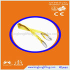 Flat Lifting Chain Slings , Round Lifting Slings 5:1 For Stone Marble Glass