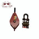 Three Sheaves Chain Pulley Block , Double Pulley Block Red Color