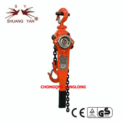 Steel 20Mn2 14.7KN 1.5M Ratchet Chain Lever Hoist