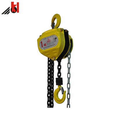 2200 Ib Steel Lifting Chain Block Lightweight Alloy Cover Chain Pulley