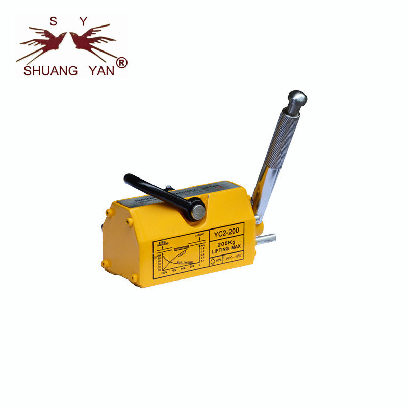 ML200kg Steel Lifting Clamp Permanent Device Yellow Color