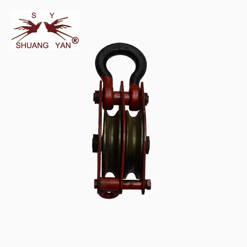 Closed Type Lifting Pulley Block Double Sheave Stainess Steel Material