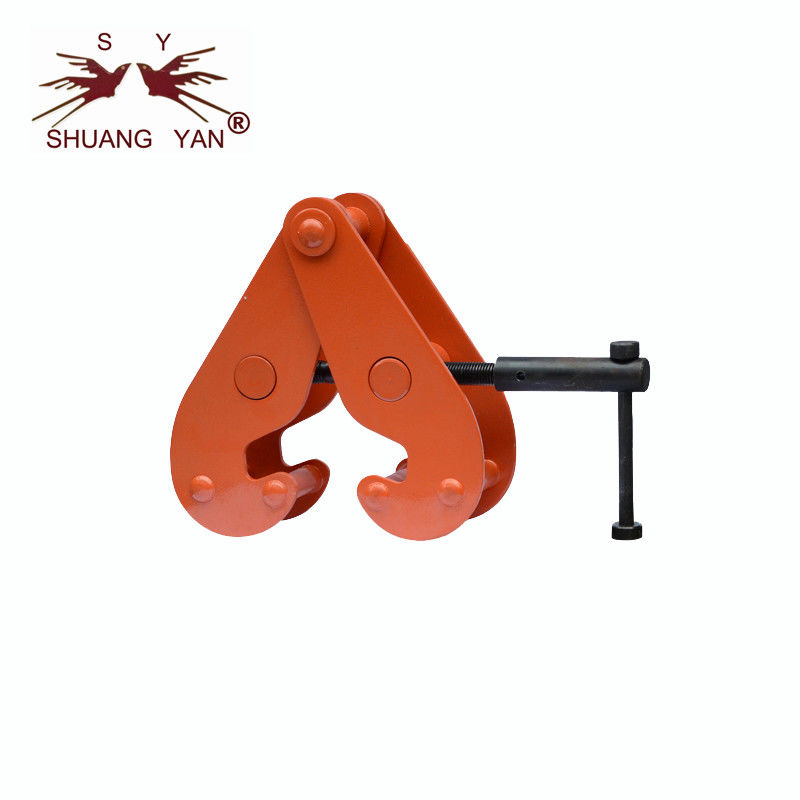 75220mm Beam Clamps For Lifting , Metal Lifting Clamps 2 Ton YC1 Jaw Opening