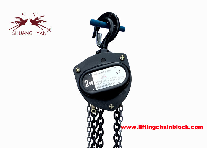 4400LB Manual Lifting Chain Block Hoist 19.6Kn Good Performance Safety