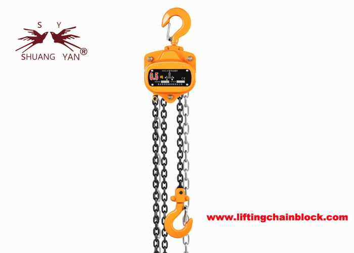 1000kg Vital Type Manual Chain Block 6mmHigh Performance Smooth Chain Pulling