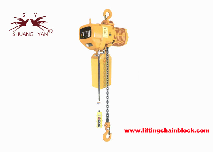 Single Phase Electric Chain Hoist Elevator For Warehouse Workshop Construction Site