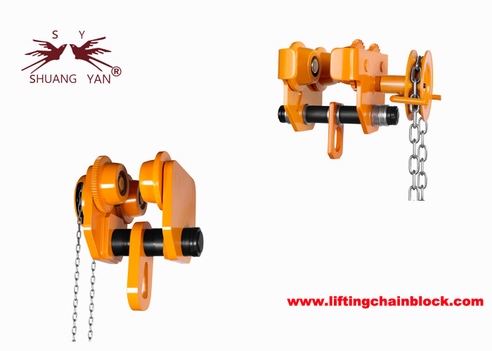 ISO Approved Factory 4-Wheel Lifting Beam Trolley Girder Geared Trolley for Overhead Girder Cranes