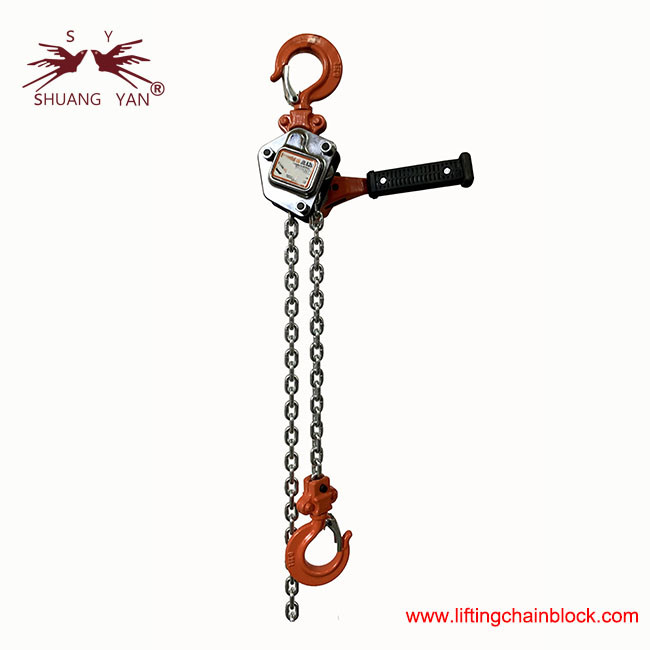 Manual Lift Speed Lever Chain Hoist with Polish Chain Color Single Item Selling Units
