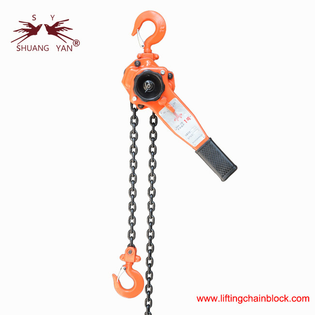 Lever Chain Hoist New Type New Model 1000kg 1Ton 1.5 Meters Load Chain G80 Alloy Steel Material