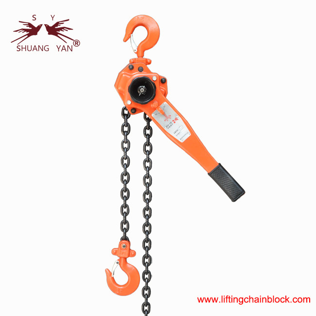 Ratchet Chain Hoist Operating Lever by Hand 2000kg 2Ton G80 Alloy Steel Chain Above 4 times Breaking Force New Type