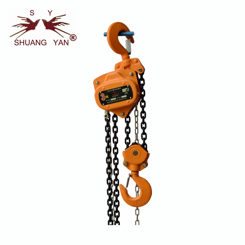 Vital Type Hand Chain Block , Chain Hoist Motor Mining Lifting Tool