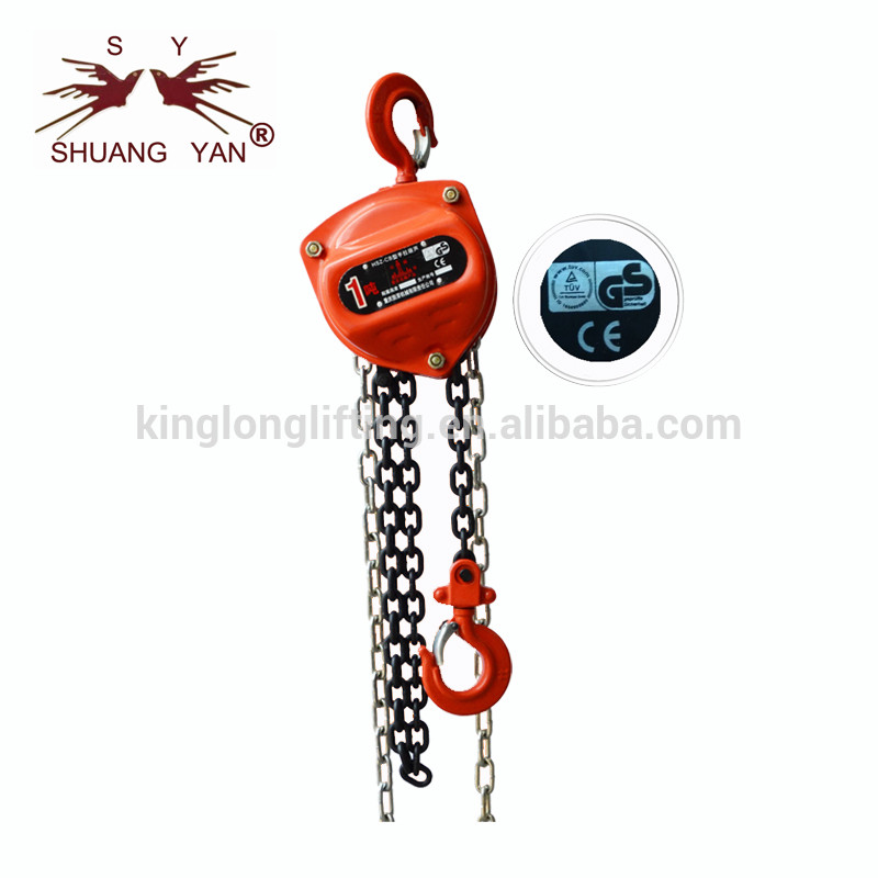 Elephant Manual Chain Block 0.75-30T Capacity For Building Construction