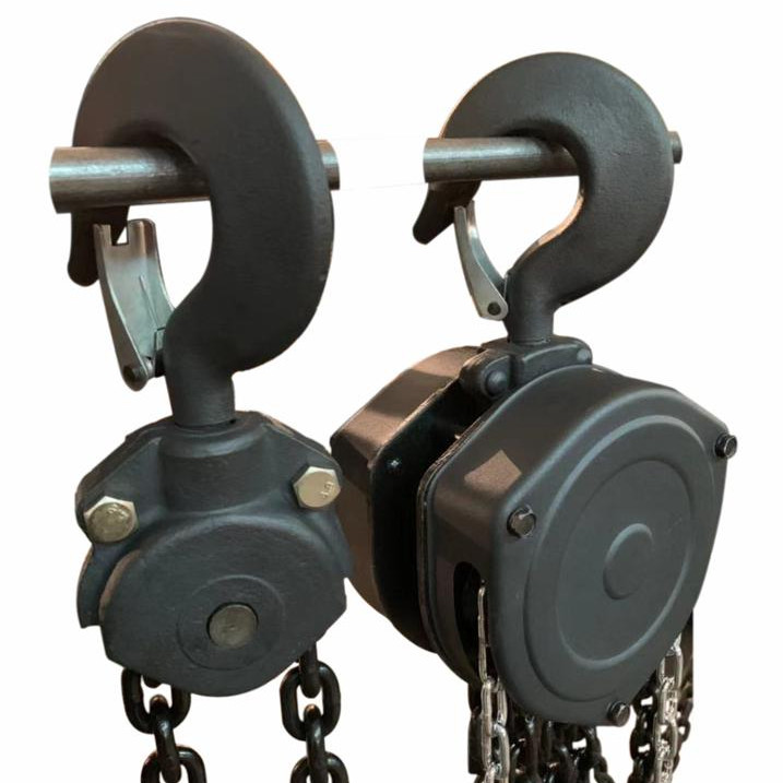 Small Hoist Chain Block , Electric Chain Lift 0.5-30 Ton Black Color Material Lifting Applied