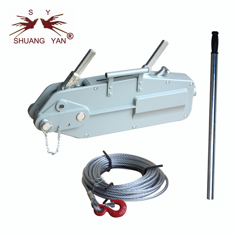 Double Sealed Wire Rope Winch Zinc Coated Steel Material Corrosion Resistance