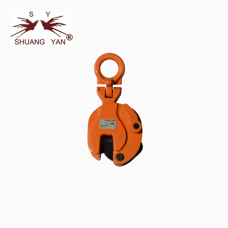 CD 0.8 Vertical Plate Lifting Clamp 500 - 3000kg Working Load Anti Friction