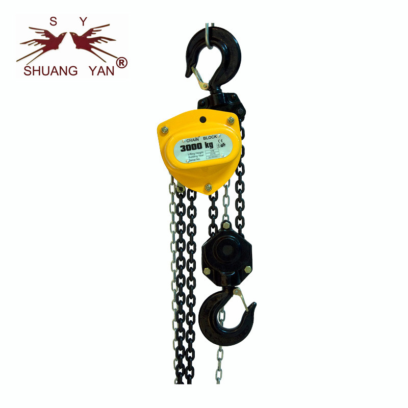 NEW Chain Hoist!!! 3000kg Manual Lifting Hoist High cost efficient Double Guide Wheel Double Ratchet 3m Long HSZ-D