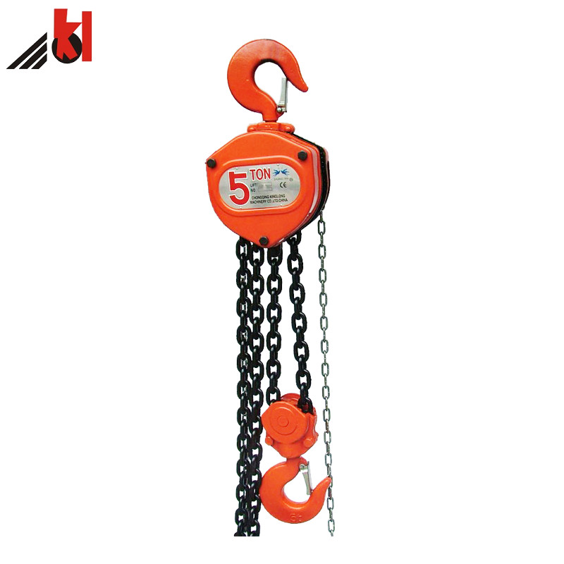 Polished 12m Lifting Height 20T Manual Chain Block
