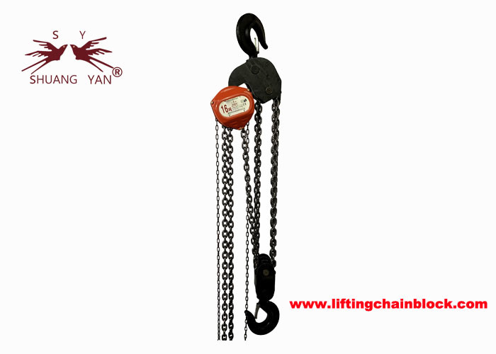15/16 Ton Heavy Duty Manual Chain Hoist Triangle Lifting Chain Block Material Handling