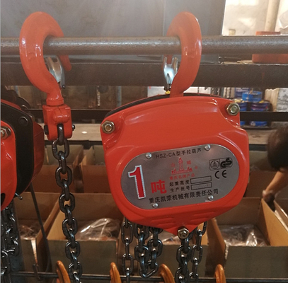 1 Ton Tension Application Iron Hand Chain Lifting pulley block