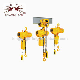 Professional Electric Wire Rope Hoist  Steel With Trolley Over Girder